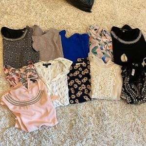womens bundle of tops blouses